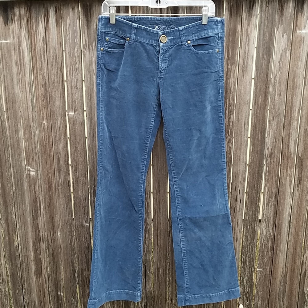 Teal Level 99 Corduroy Pants